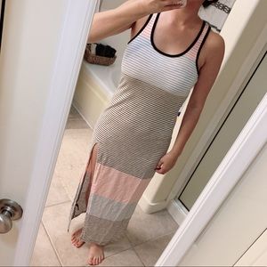 XS Express racerback striped maxi dress
